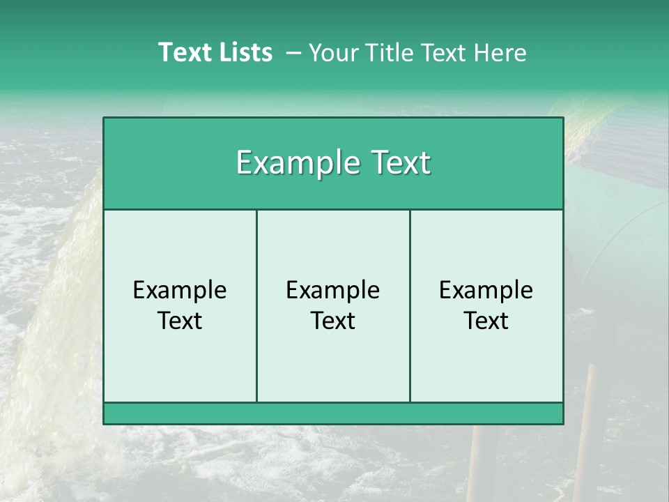Shining Isolated Waste PowerPoint Template