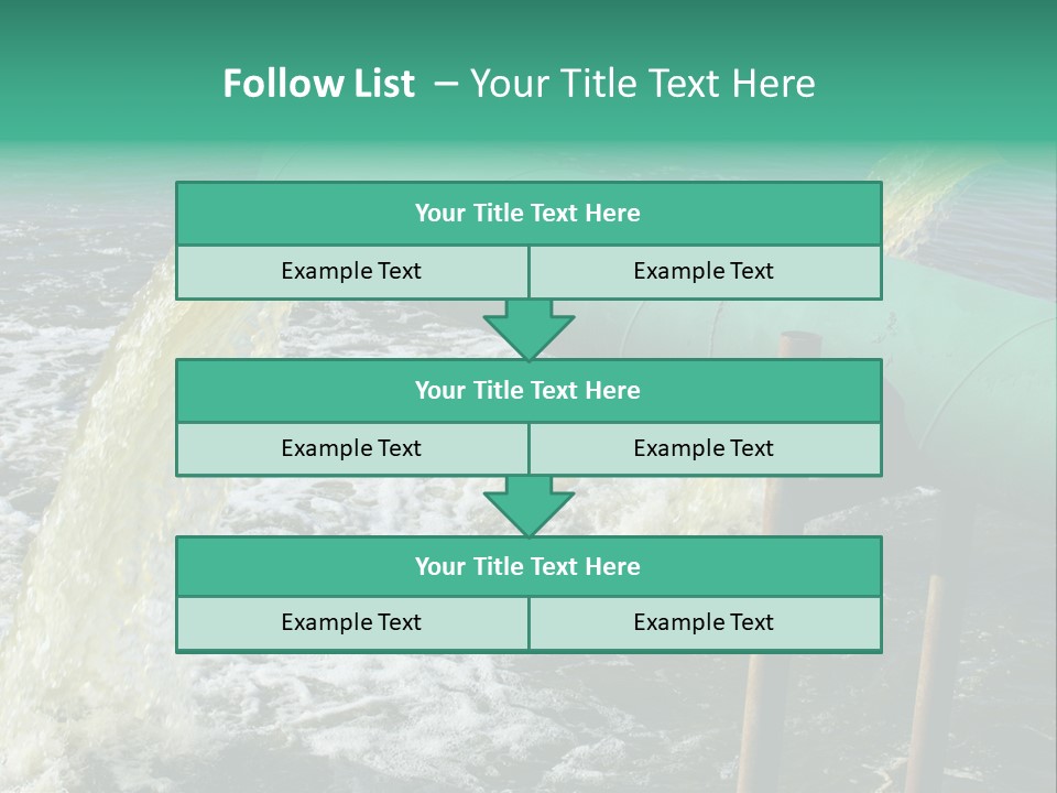 Shining Isolated Waste PowerPoint Template