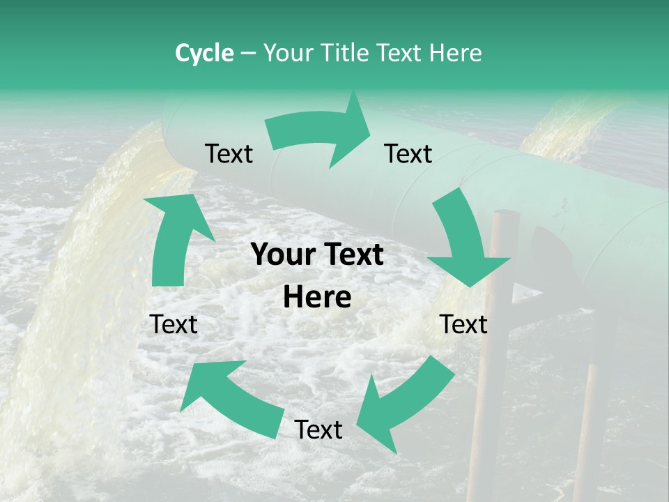Shining Isolated Waste PowerPoint Template