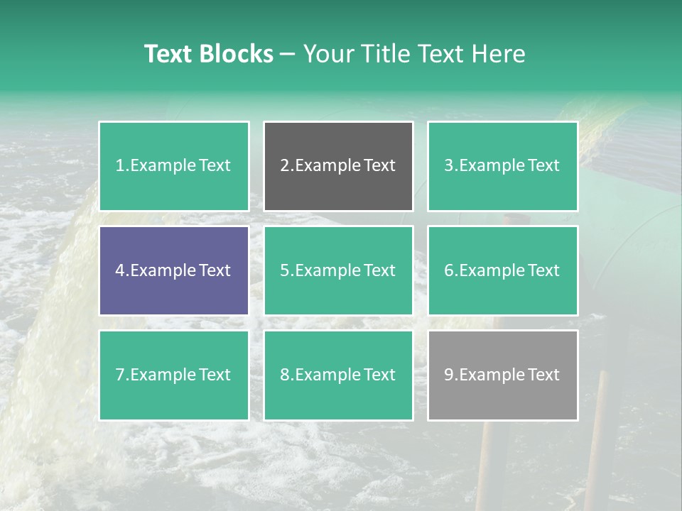 Shining Isolated Waste PowerPoint Template