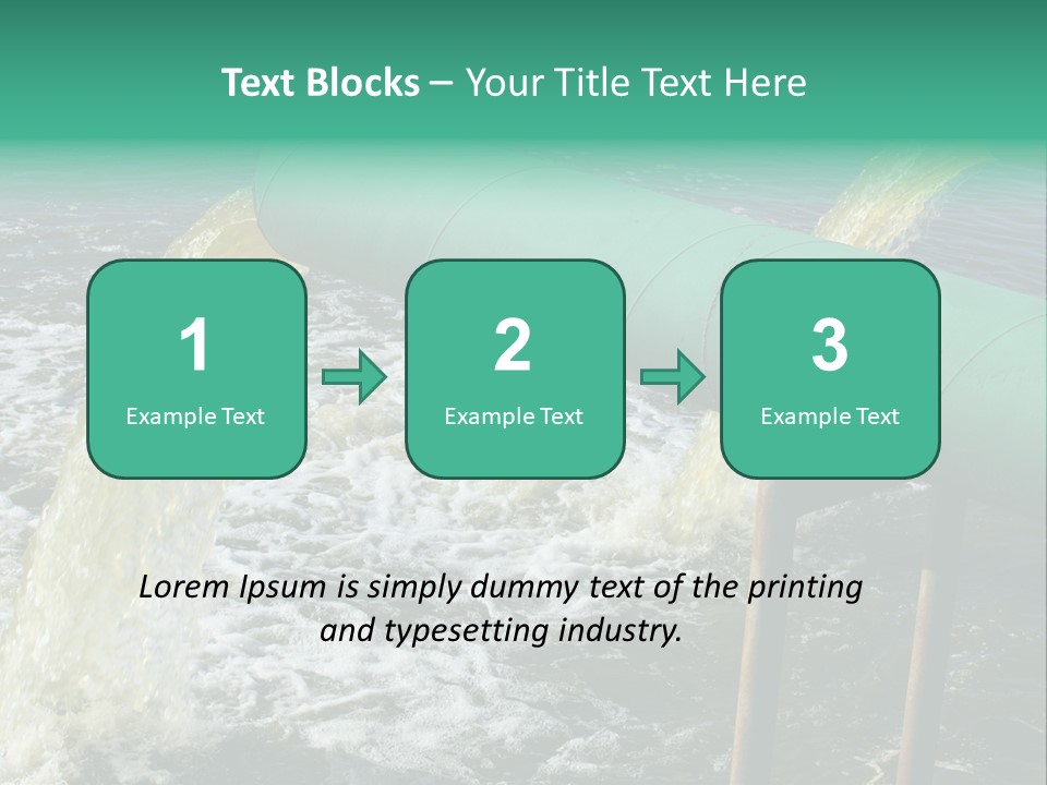 Shining Isolated Waste PowerPoint Template