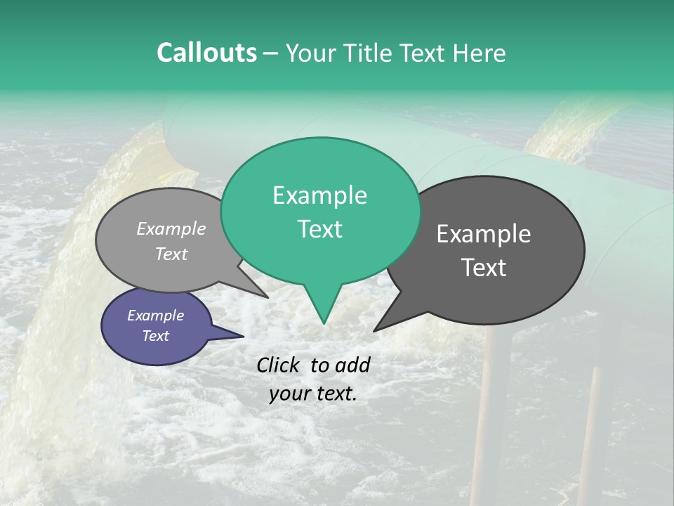 Shining Isolated Waste PowerPoint Template