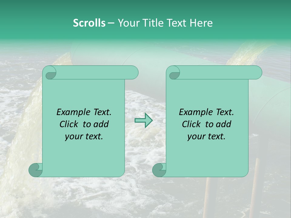 Shining Isolated Waste PowerPoint Template