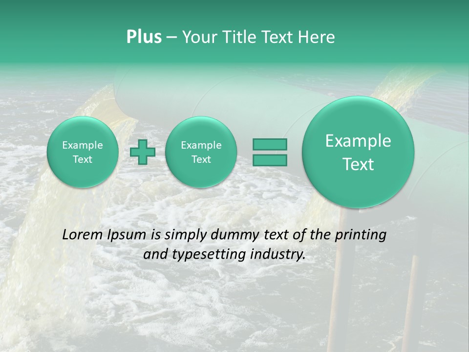 Shining Isolated Waste PowerPoint Template