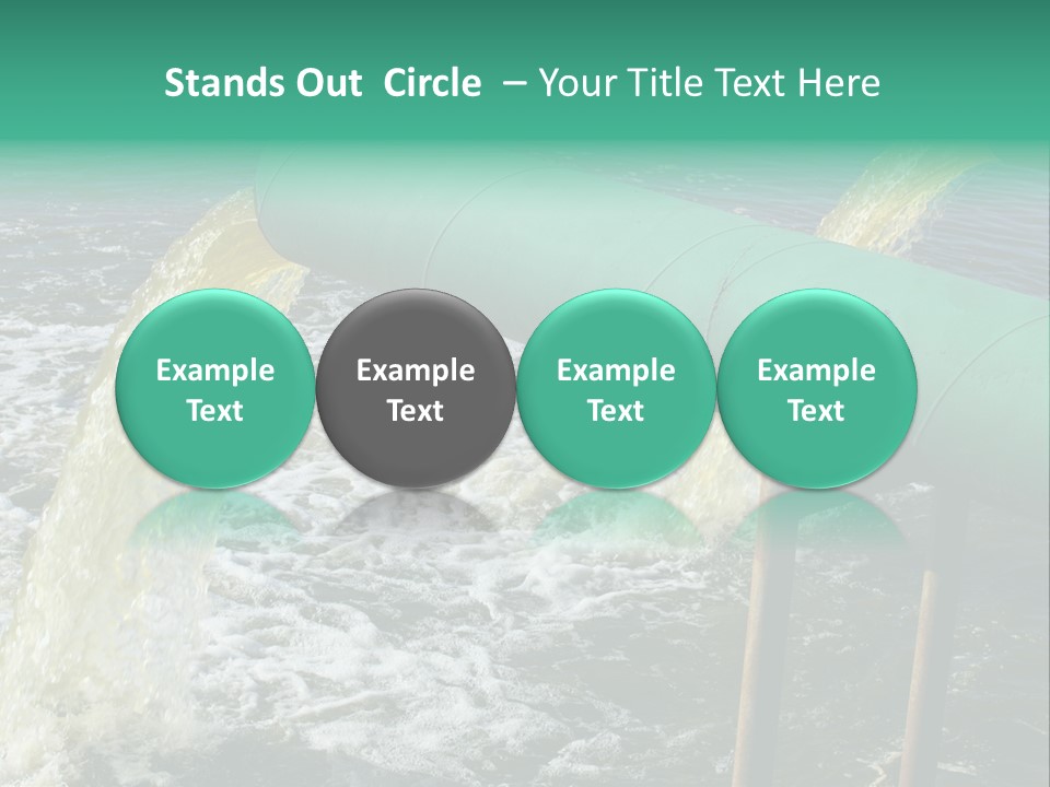 Shining Isolated Waste PowerPoint Template