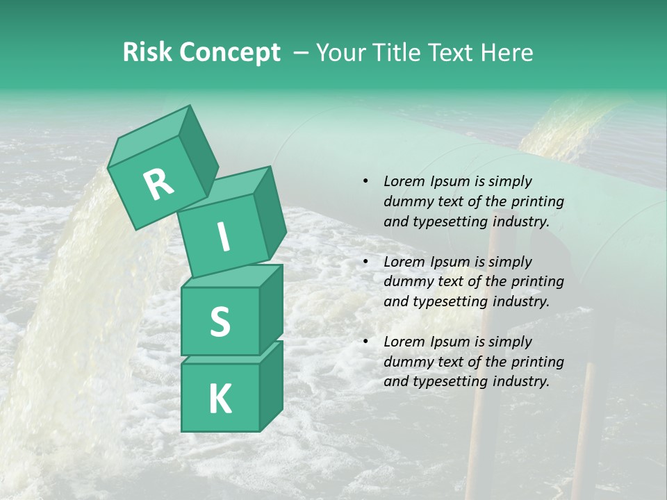 Shining Isolated Waste PowerPoint Template