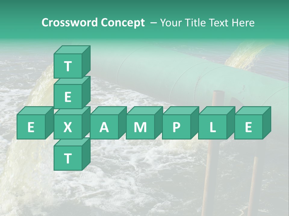 Shining Isolated Waste PowerPoint Template