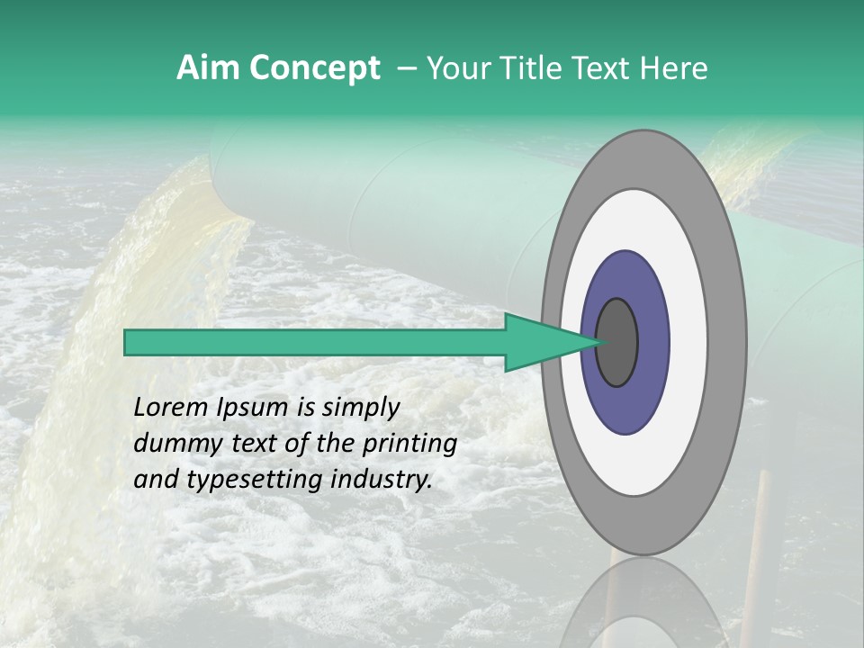 Shining Isolated Waste PowerPoint Template