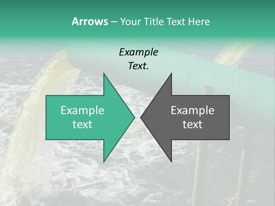 Shining Isolated Waste PowerPoint Template
