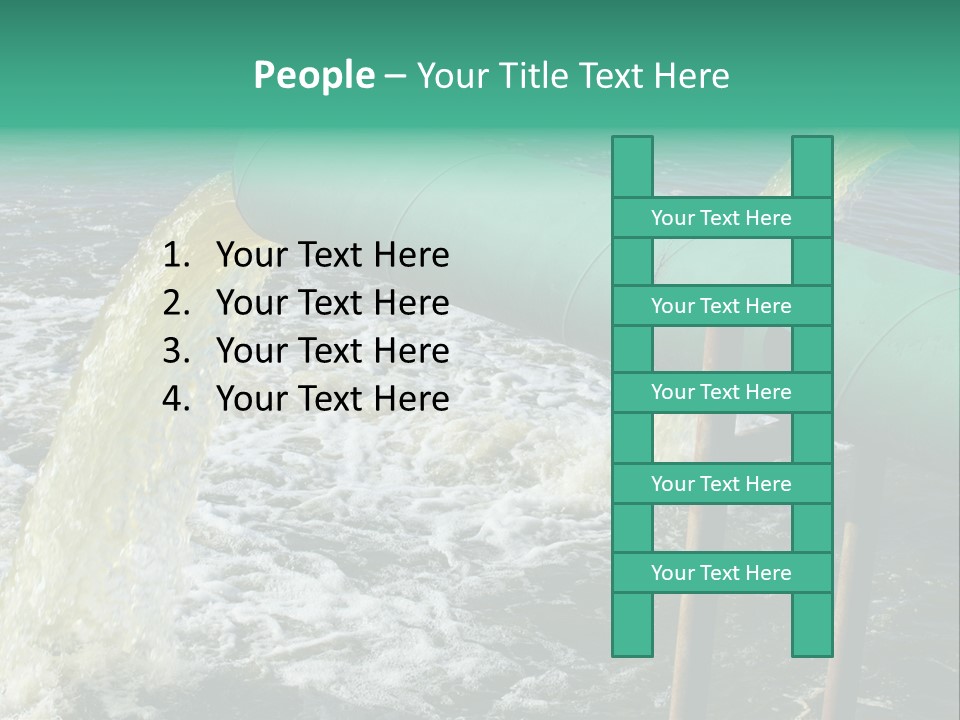 Shining Isolated Waste PowerPoint Template