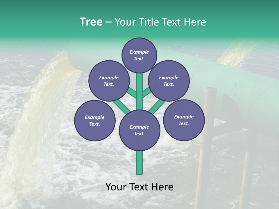 Shining Isolated Waste PowerPoint Template