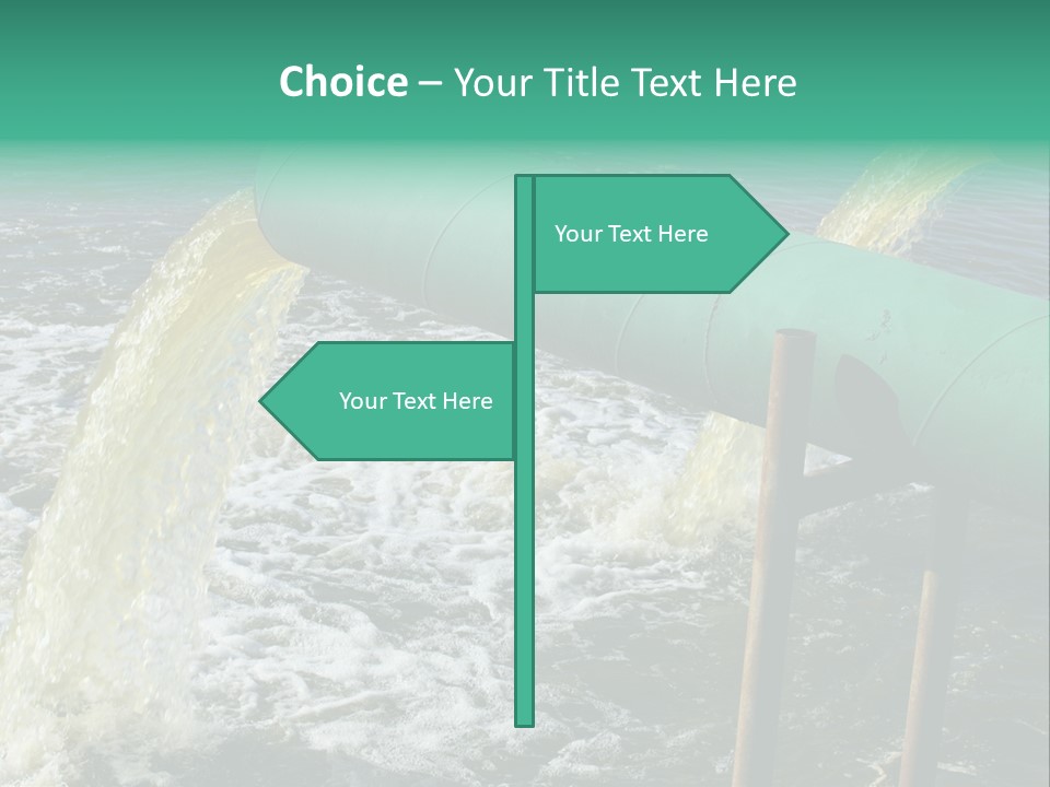 Shining Isolated Waste PowerPoint Template