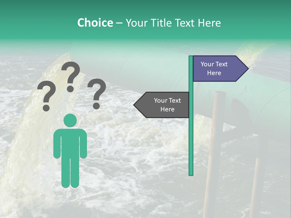 Shining Isolated Waste PowerPoint Template