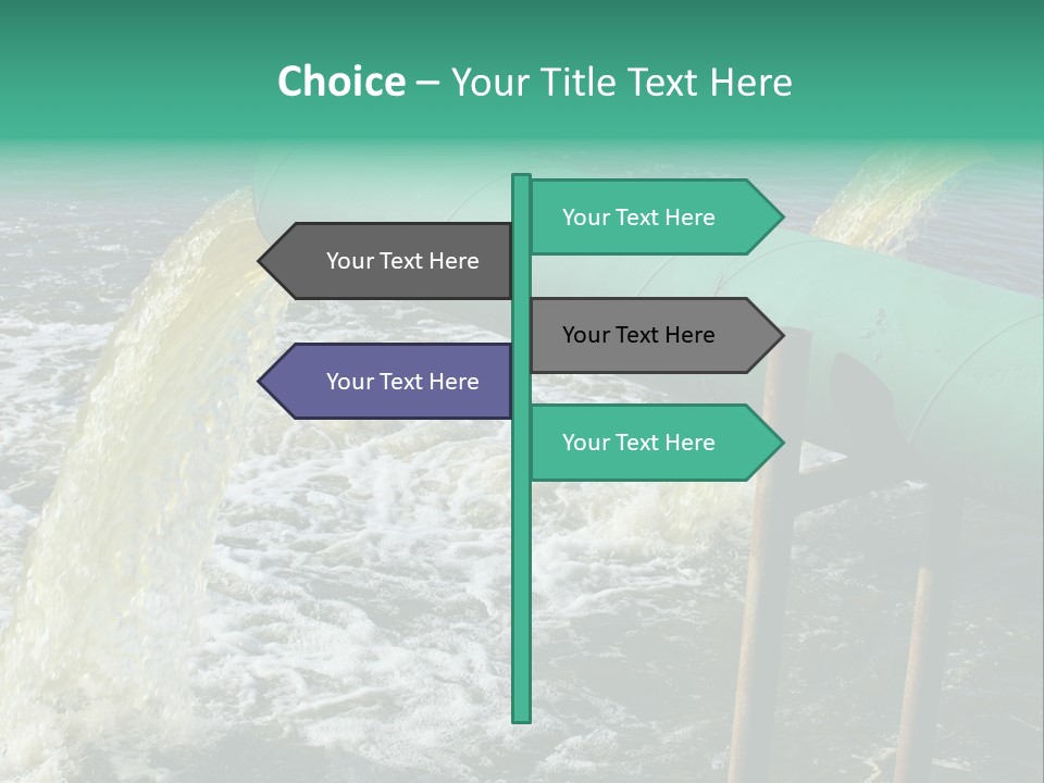 Shining Isolated Waste PowerPoint Template
