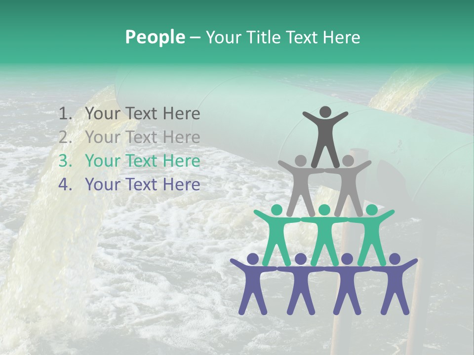 Shining Isolated Waste PowerPoint Template