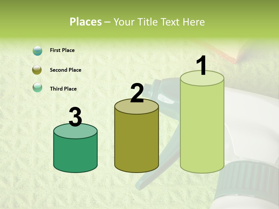 Bathroom Purity Household PowerPoint Template