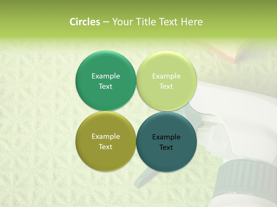 Bathroom Purity Household PowerPoint Template