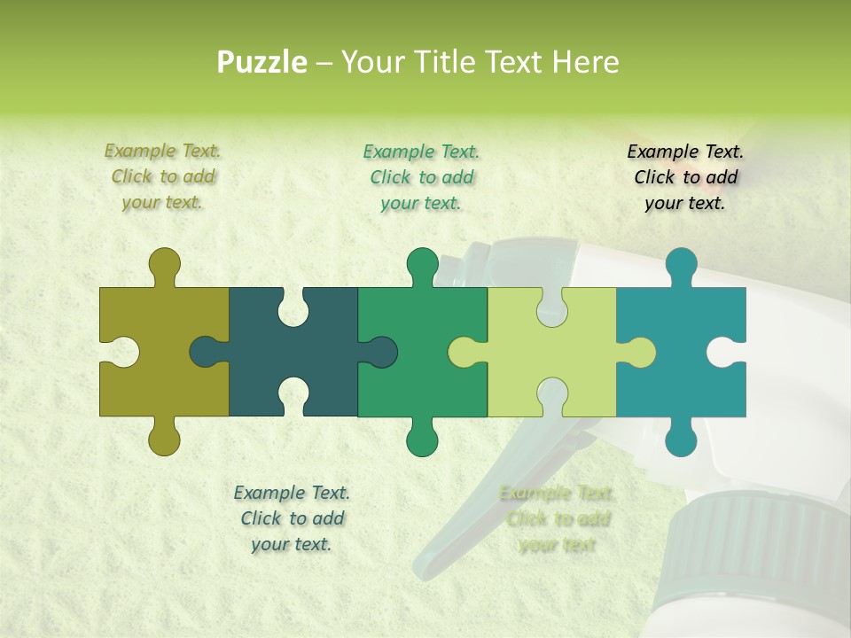 Bathroom Purity Household PowerPoint Template