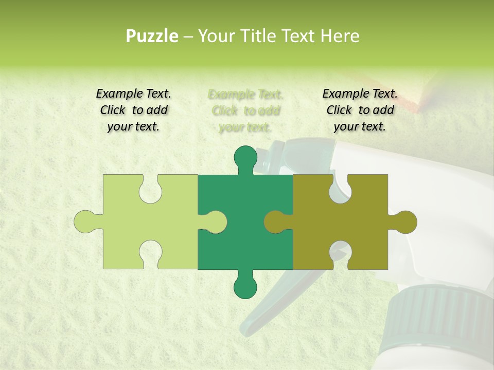 Bathroom Purity Household PowerPoint Template