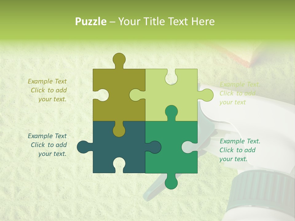 Bathroom Purity Household PowerPoint Template