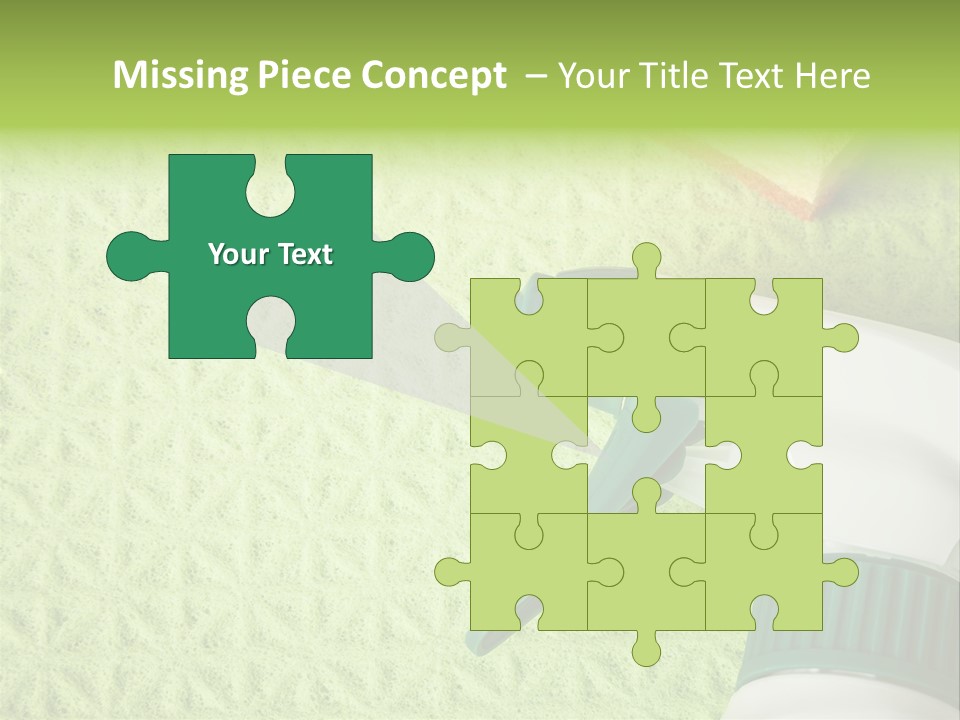 Bathroom Purity Household PowerPoint Template