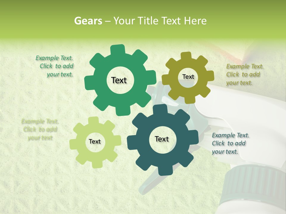 Bathroom Purity Household PowerPoint Template