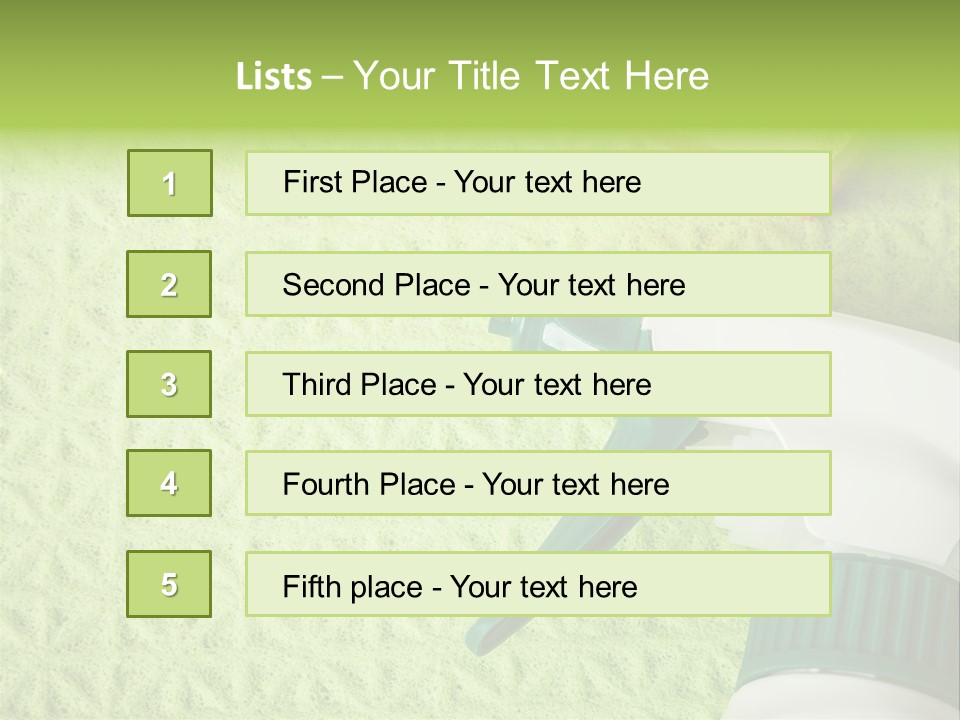 Bathroom Purity Household PowerPoint Template