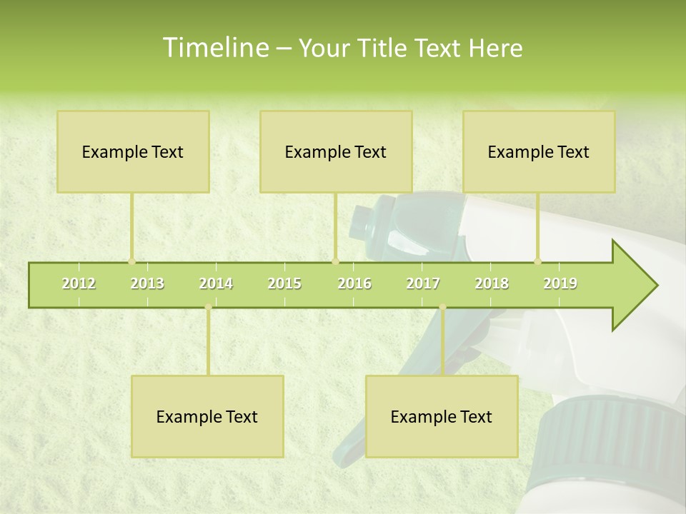 Bathroom Purity Household PowerPoint Template