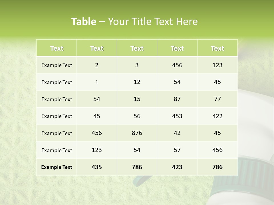 Bathroom Purity Household PowerPoint Template