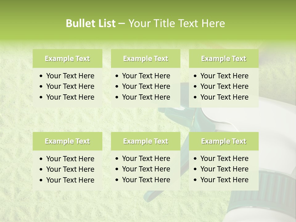 Bathroom Purity Household PowerPoint Template