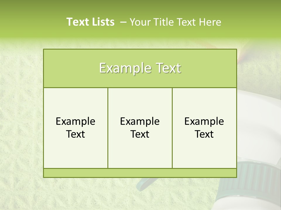 Bathroom Purity Household PowerPoint Template