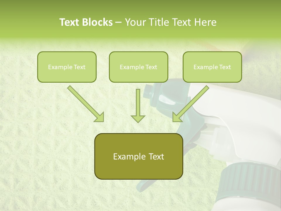 Bathroom Purity Household PowerPoint Template