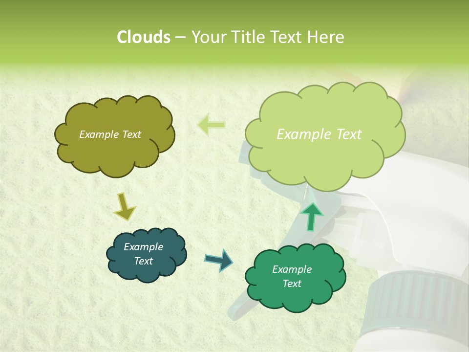 Bathroom Purity Household PowerPoint Template