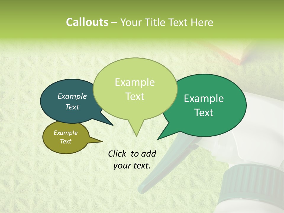 Bathroom Purity Household PowerPoint Template