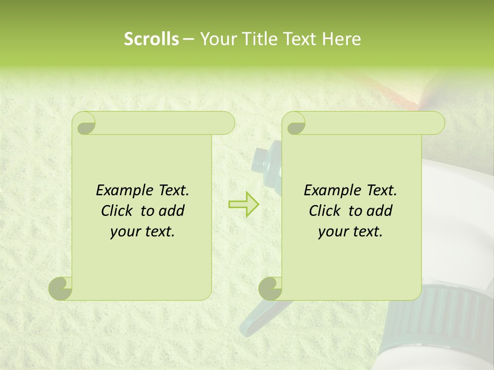 Bathroom Purity Household PowerPoint Template