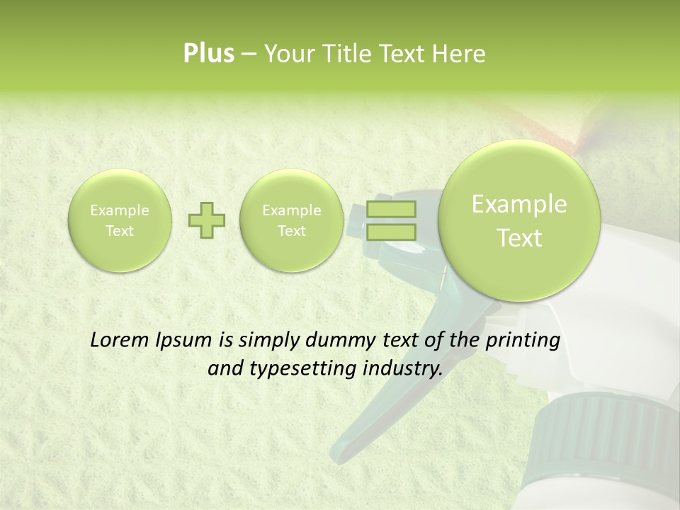 Bathroom Purity Household PowerPoint Template