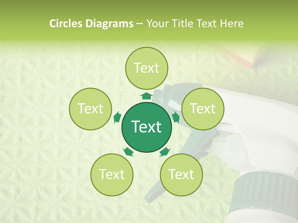 Bathroom Purity Household PowerPoint Template