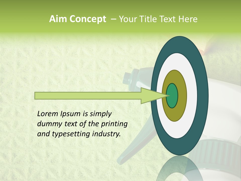 Bathroom Purity Household PowerPoint Template