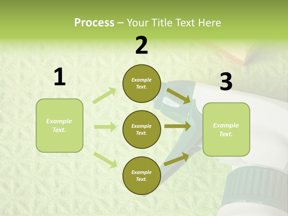 Bathroom Purity Household PowerPoint Template