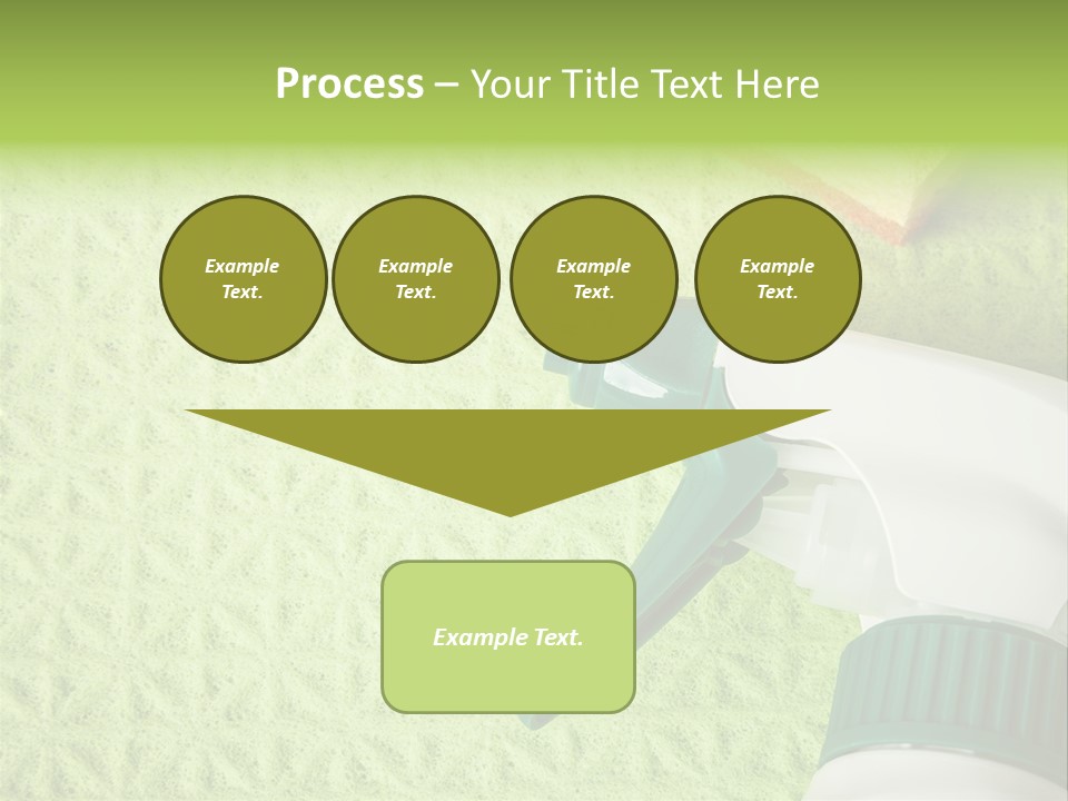 Bathroom Purity Household PowerPoint Template