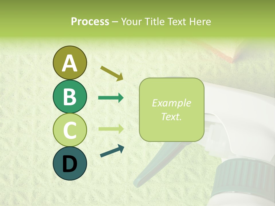 Bathroom Purity Household PowerPoint Template