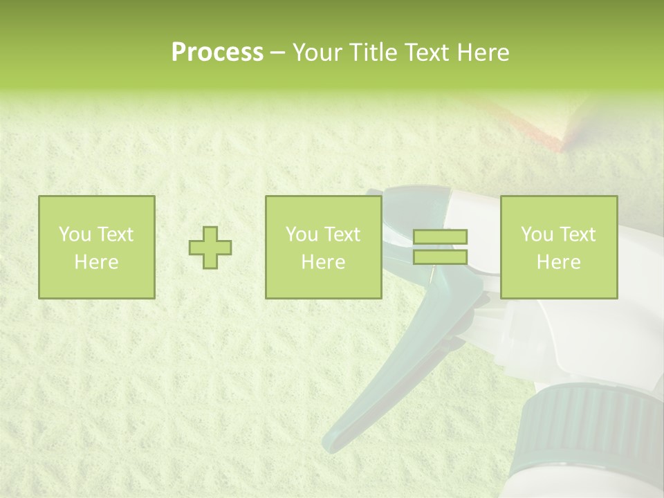 Bathroom Purity Household PowerPoint Template
