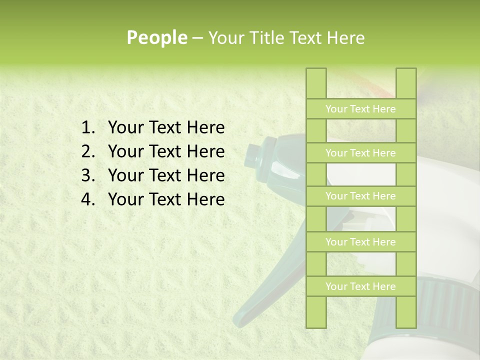Bathroom Purity Household PowerPoint Template