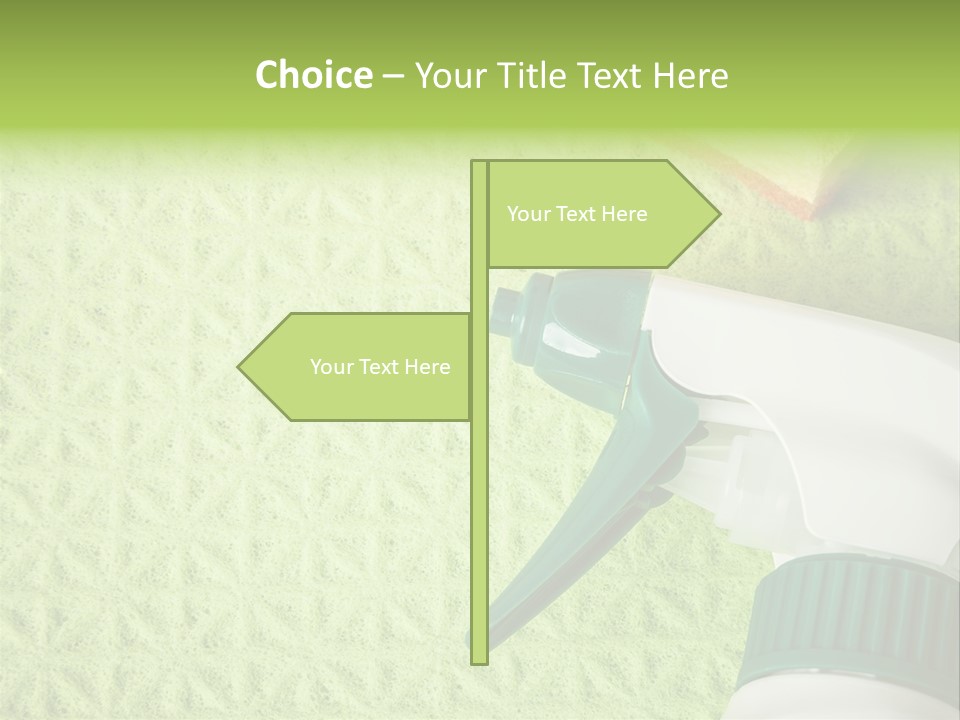 Bathroom Purity Household PowerPoint Template