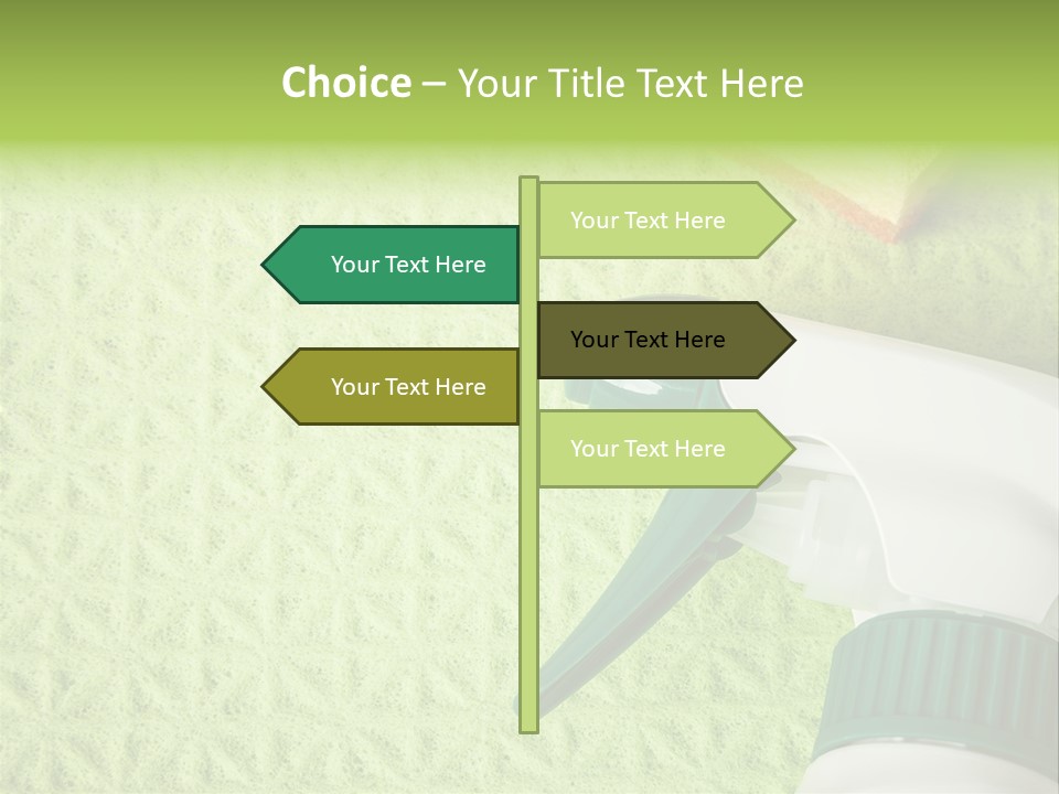 Bathroom Purity Household PowerPoint Template