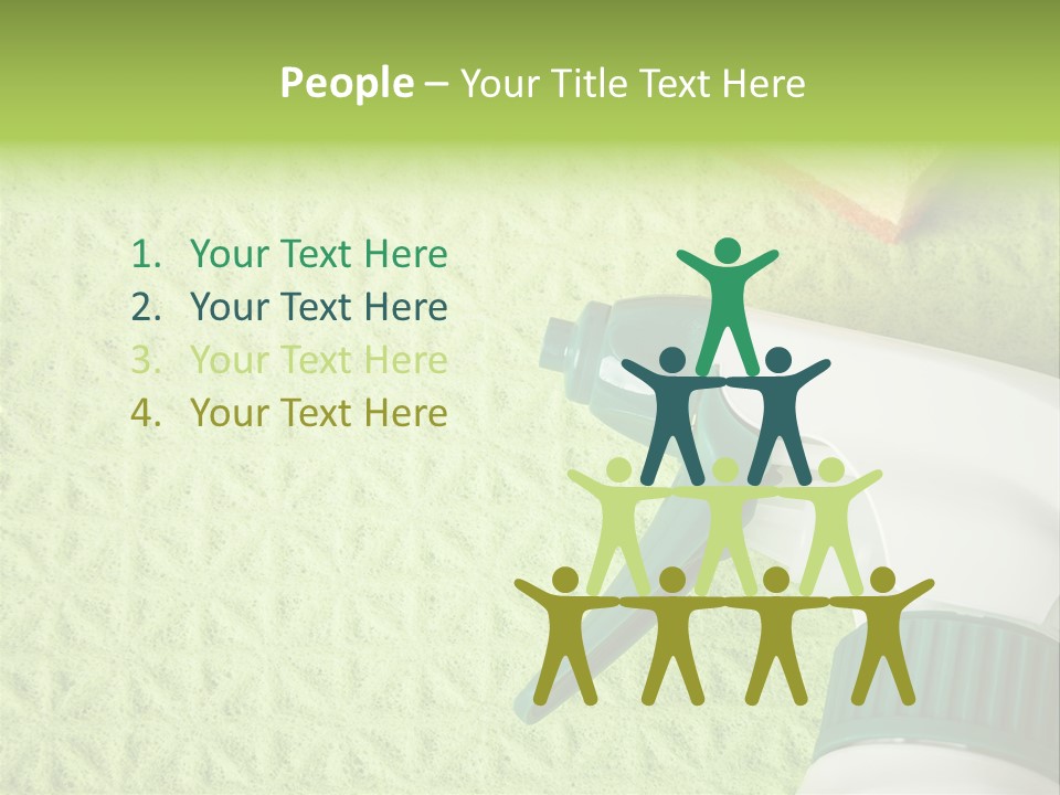 Bathroom Purity Household PowerPoint Template