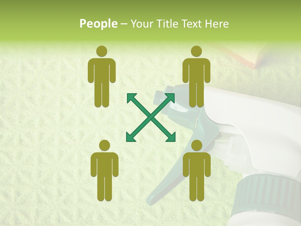 Bathroom Purity Household PowerPoint Template