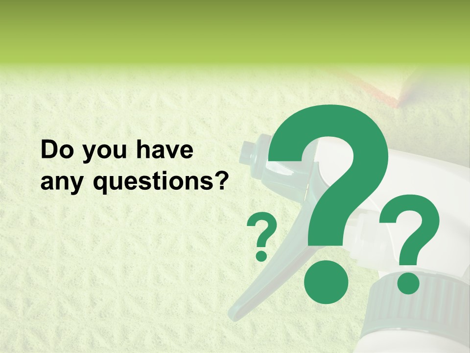 Bathroom Purity Household PowerPoint Template