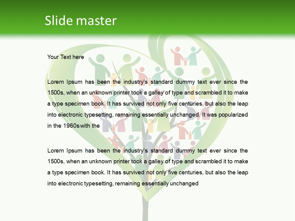 Men Health Human PowerPoint Template