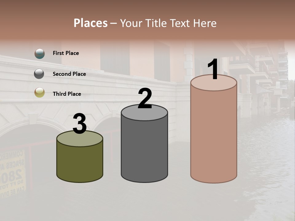 Urban Reflection City PowerPoint Template